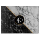 Gepersonaliseerde Verjaardag Jubileum Snijplank (Voorkant)