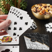 Gepersonaliseerde Verjaardag Jubileum Speelkaarten (Insitu)