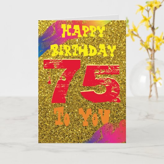 Gepersonaliseerde verjaardag kaart (Gele Bloem)