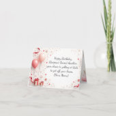 Gepersonaliseerde Verjaardag Kaart - Aangepaste na (Voorkant)