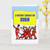 GEPERSONALISEERDE Verjaardag Kaart met Verjaardag  (Gele Bloem)