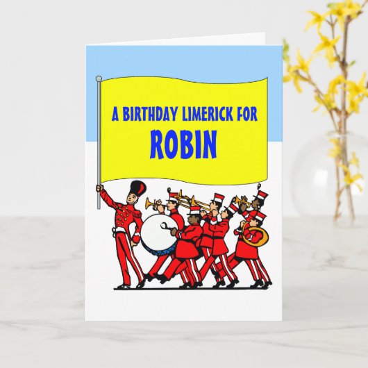 GEPERSONALISEERDE Verjaardag Kaart met Verjaardag  (Gele Bloem)