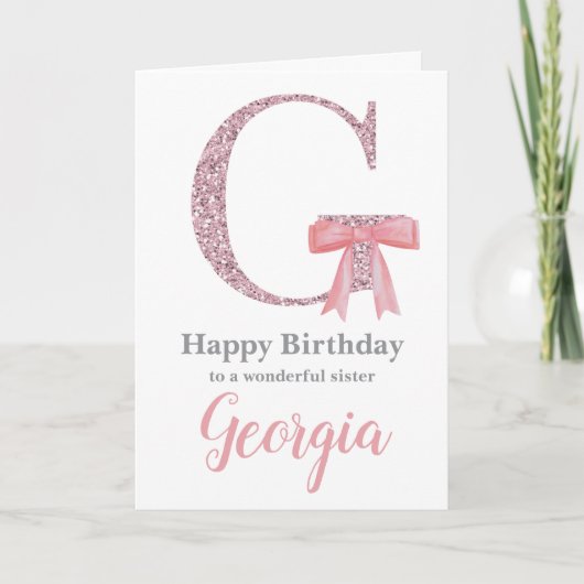 Gepersonaliseerde Verjaardag Kaart voor Haar - Let (Voorkant)