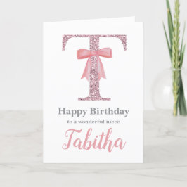 Gepersonaliseerde Verjaardag Kaart voor Haar - Let