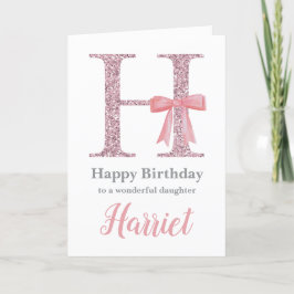 Gepersonaliseerde Verjaardag Kaart voor Haar - Let