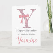 Gepersonaliseerde Verjaardag Kaart voor Haar - Let (Voorkant)