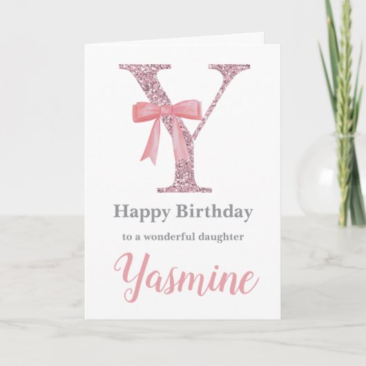 Gepersonaliseerde Verjaardag Kaart voor Haar - Let (Voorkant)