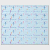 Gepersonaliseerde Verjaardag Kleurrijke Vliegtuige Cadeaupapier (Vlak)