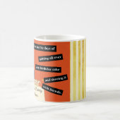 Gepersonaliseerde Verjaardag Meisje Blowing Out Ka Koffiemok (Center)