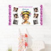 Gepersonaliseerde verjaardag Meisje Prinses van kl Spandoek (Insitu)