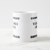 Gepersonaliseerde Verjaardag Naam & Jaar Mok (Voorkant)