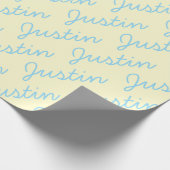 Gepersonaliseerde Verjaardag Party Naam Wrapping P Cadeaupapier (Hoek)