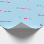 Gepersonaliseerde Verjaardag Party Naam Wrapping P Cadeaupapier (Hoek)