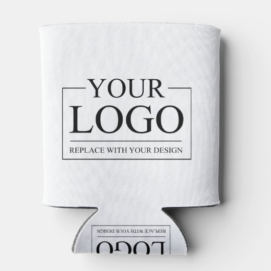 Gepersonaliseerde Verjaardag Retro  Moderne Logo Blikjeskoeler (Achterkant)