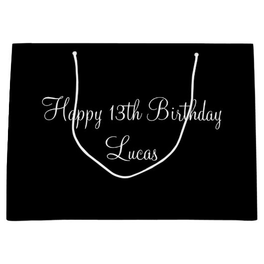 Gepersonaliseerde verjaardag, speciale verjaardag, groot cadeauzakje (Voorkant)