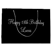 Gepersonaliseerde verjaardag, speciale verjaardag, groot cadeauzakje (Achterkant)