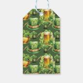 Gepersonaliseerde verjaardag St Patrick's Day Cadeaulabel (Achterkant)