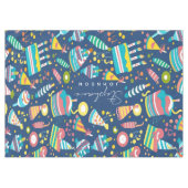 Gepersonaliseerde Verjaardag Tafelkleed, aangepast Tafelkleed (Voorkant (Horizontaal))