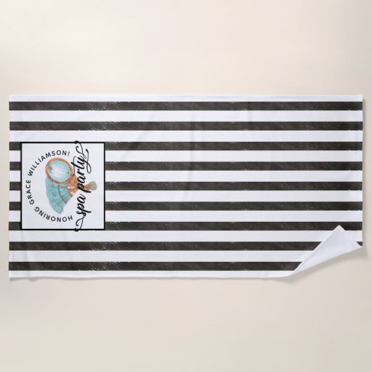 gepersonaliseerde verjaardag van de SPA Strandlaken (Voorkant)