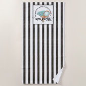  gepersonaliseerde verjaardag van de SPA Strandlaken (Voorkant)