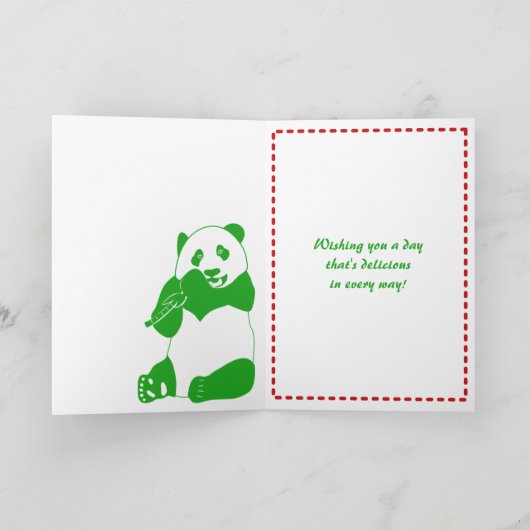 Gepersonaliseerde verjaardag van het Chinese menu  (Binnen)