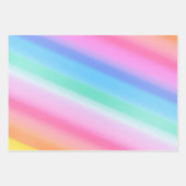 Gepersonaliseerde Verjaardag van het Meisje Eenhoo Inpakpapier Vel (Voorkant 2)