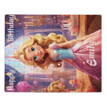 Gepersonaliseerde verjaardag van het meisje