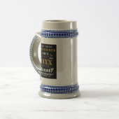 Gepersonaliseerde verjaardag Voeg naam Legendary F Bierpul (Voorkant links)