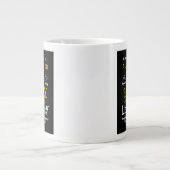 Gepersonaliseerde verjaardag Voeg naam Legendary F Grote Koffiekop (Voorkant)