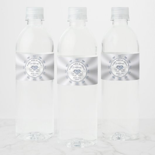 Gepersonaliseerde Verjaardag Waterfles Labels Waterfles Etiket (Flessen)
