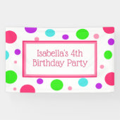 Gepersonaliseerde verjaardagsbanner voor kleine me spandoek (Horizontaal)