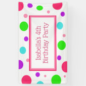 Gepersonaliseerde verjaardagsbanner voor kleine me spandoek (Verticaal)