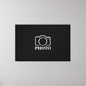 Gepersonaliseerde verjaardagscadeau idee Upload uw Canvas Afdruk (Voorkant)