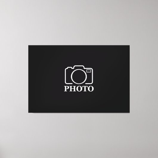 Gepersonaliseerde verjaardagscadeau idee Upload uw Canvas Afdruk (Voorkant)