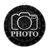 Gepersonaliseerde verjaardagscadeau idee Upload uw Dartbord (Voorkant)