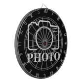 Gepersonaliseerde verjaardagscadeau idee Upload uw Dartbord (Voorkant Links)