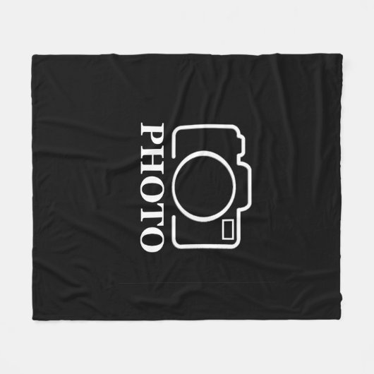 Gepersonaliseerde verjaardagscadeau idee Upload uw Fleece Deken (Voorkant (Horizontaal))