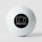 Gepersonaliseerde verjaardagscadeau idee Upload uw Golfballen (Voorkant)