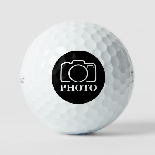 Gepersonaliseerde verjaardagscadeau idee Upload uw Golfballen (Voorkant)