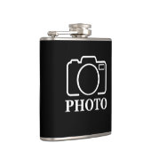 Gepersonaliseerde verjaardagscadeau idee Upload uw Heupfles (Rechts)