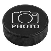 Gepersonaliseerde verjaardagscadeau idee Upload uw Hockey Puck (3/4)
