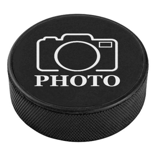 Gepersonaliseerde verjaardagscadeau idee Upload uw Hockey Puck (3/4)