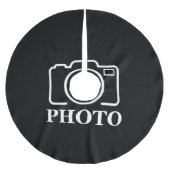 Gepersonaliseerde verjaardagscadeau idee Upload uw Kerstboom Rok (Voorkant)