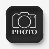 Gepersonaliseerde verjaardagscadeau idee Upload uw Papieren Bordje (Voorkant)