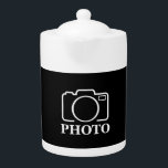 Gepersonaliseerde verjaardagscadeau idee Upload uw Theepot<br><div class="desc">U kunt het aanpassen met uw foto,  logo of met jouw tekst. U kunt ze plaatsen zoals u wilt op de aanpassingspagina. Modern,  uniek,  eenvoudig of persoonlijk,  het is uw keuze.</div>