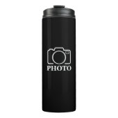 Gepersonaliseerde verjaardagscadeau idee Upload uw Thermosbeker (Voorkant)