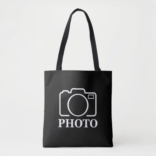 Gepersonaliseerde verjaardagscadeau idee Upload uw Tote Bag (Voorkant)