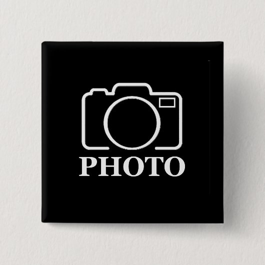 Gepersonaliseerde verjaardagscadeau idee Upload uw Vierkante Button 5,1 Cm (Voorkant)