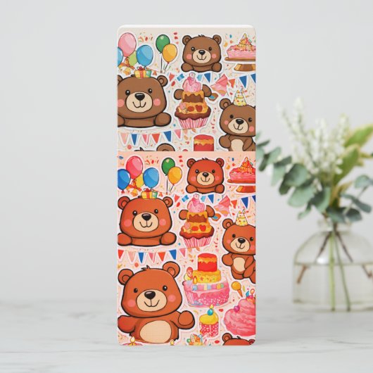 Gepersonaliseerde verjaardagscadeau Kaart (Staand voorkant)