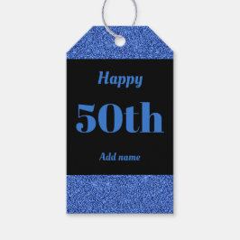  gepersonaliseerde verjaardagscadeau labels 50th cadeaulabel